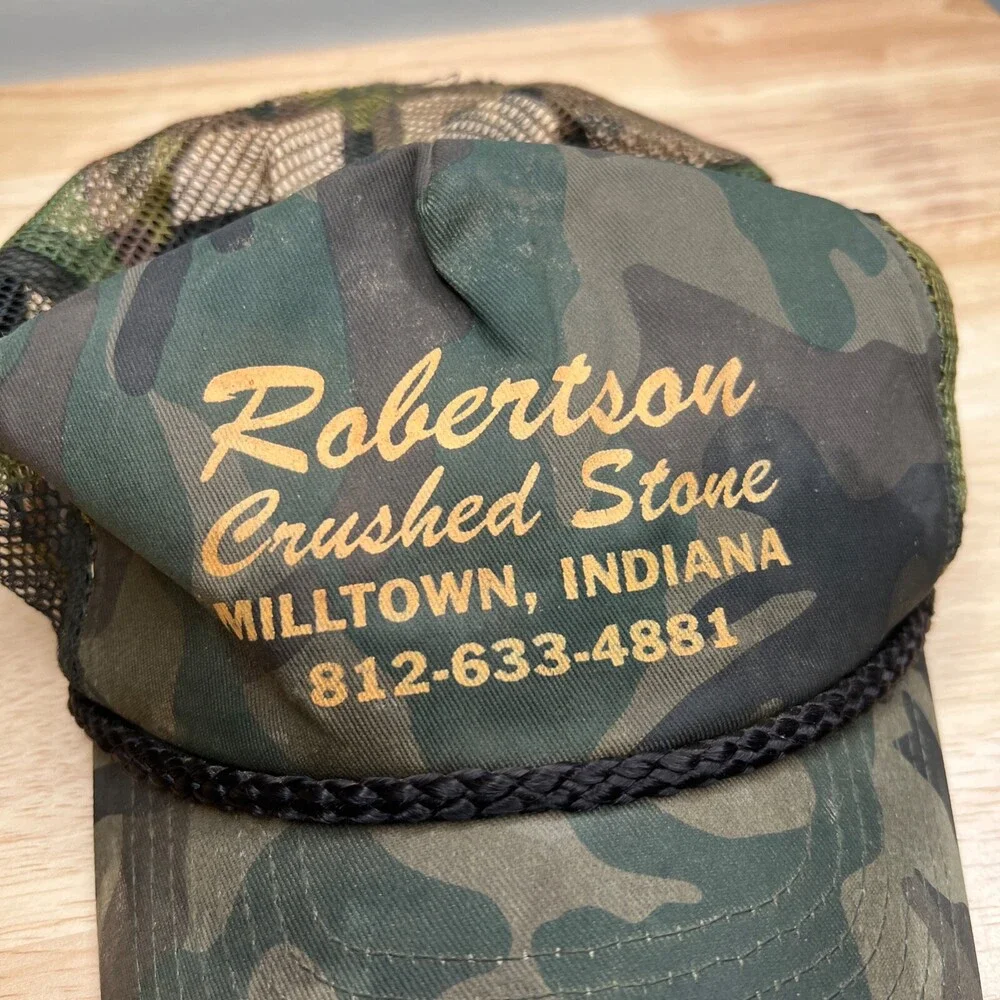 Cobra Cap Indiana Hat Mens Adjustable Green Snapback‎ Baseball Cap Construction